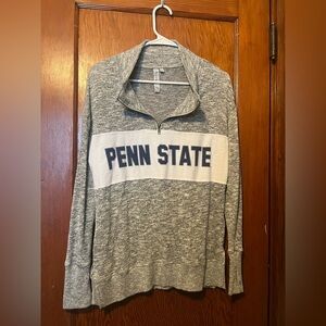 Chicka D Women’s Penn State Gray Quarter-Zip Pullover Small